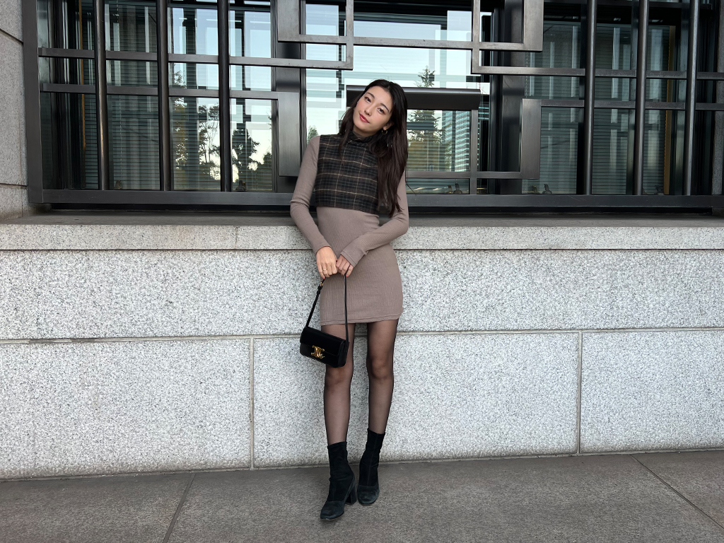 冬到来❄タイツと靴下で最旬コーデ🥰 | babe-xoxo